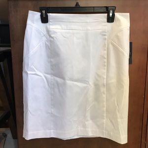 NWT white pencil skirt